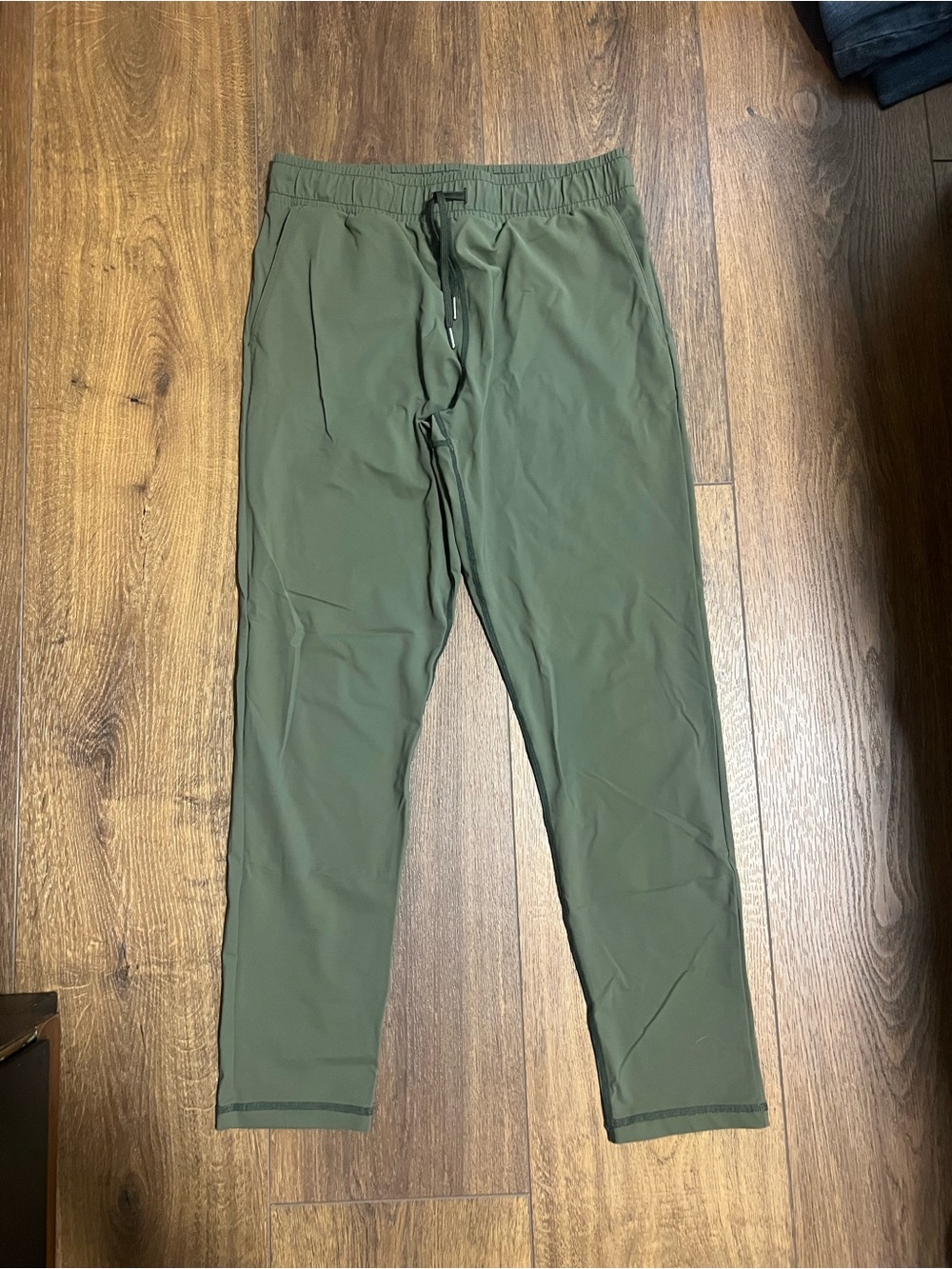 Women's Olive Drawstring Jogger Pants